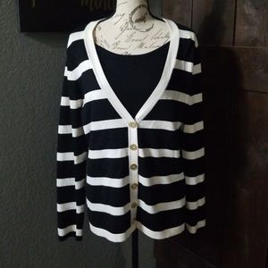 Striped Knit Sweater